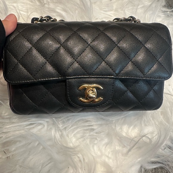Chanel Rectangular Mini Caviar Black (SOLD) - Picture 2 of 14